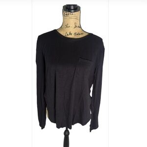 GREY LAB Black Long Sleeve Tee